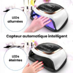 Lampe ongle LED pro 168 W avec détecteur automatique 6