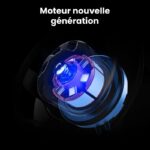 Aspirateur pour ongles 150W avec filtre amovible 9