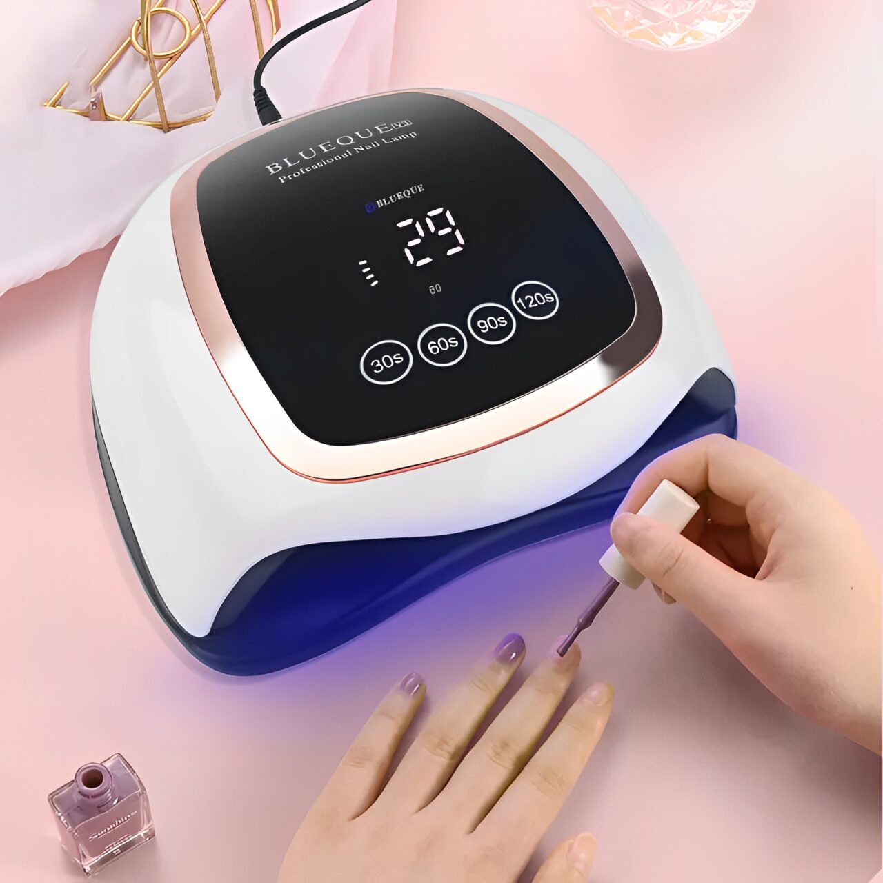 Lampe ongle LED pro 168 W avec détecteur automatique