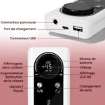 Ponceuse à ongle professionnelle 45000 tr/min 8