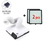 Aspirateur ongles LED avec tuyau 60W 6