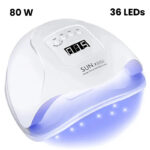Lampe LED pour les ongles 80-120 W X5 4