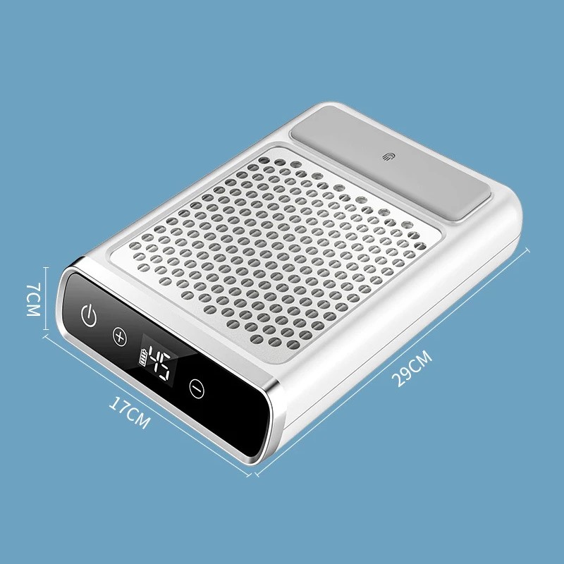 Aspirateur de table ongle 80W avec batterie et écran tactile