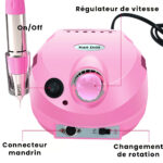 Ponceuse à ongles professionnelle à pédale 8